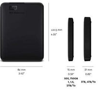 Load image into Gallery viewer, WD 2TB Elements Portable External Hard Drive - USB 3.0 - WDBU6Y0020BBK-WESN